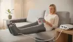 Wohlbefinden durch Lymphdrainage Gerät