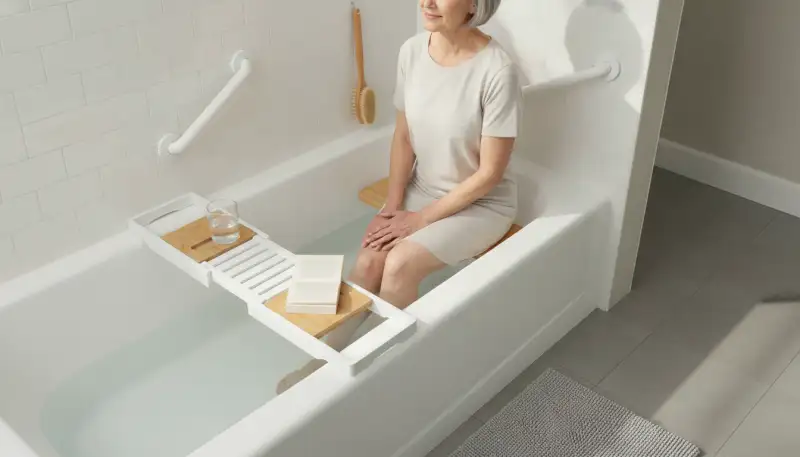 Sicher baden: Badewannenbrett für Komfort