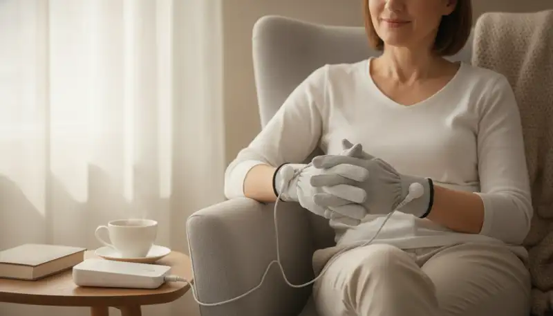 Silberfaser-Handschuhe: Präzision in der Reizstromtherapie