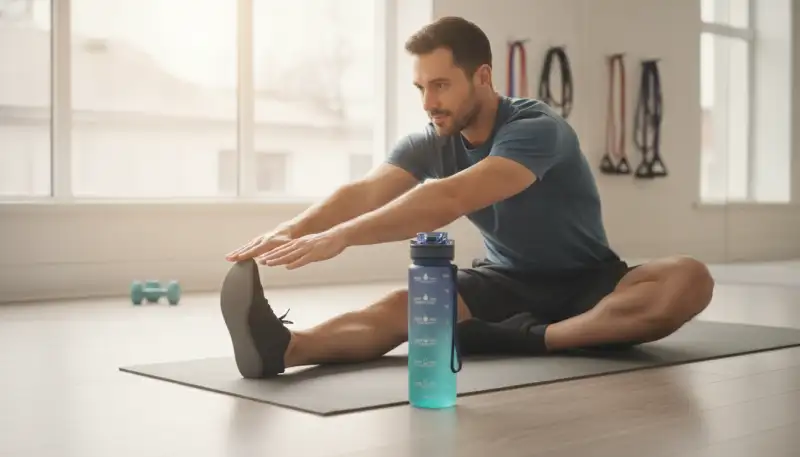Sporttrinkflasche Reha: Aktiv hydriert